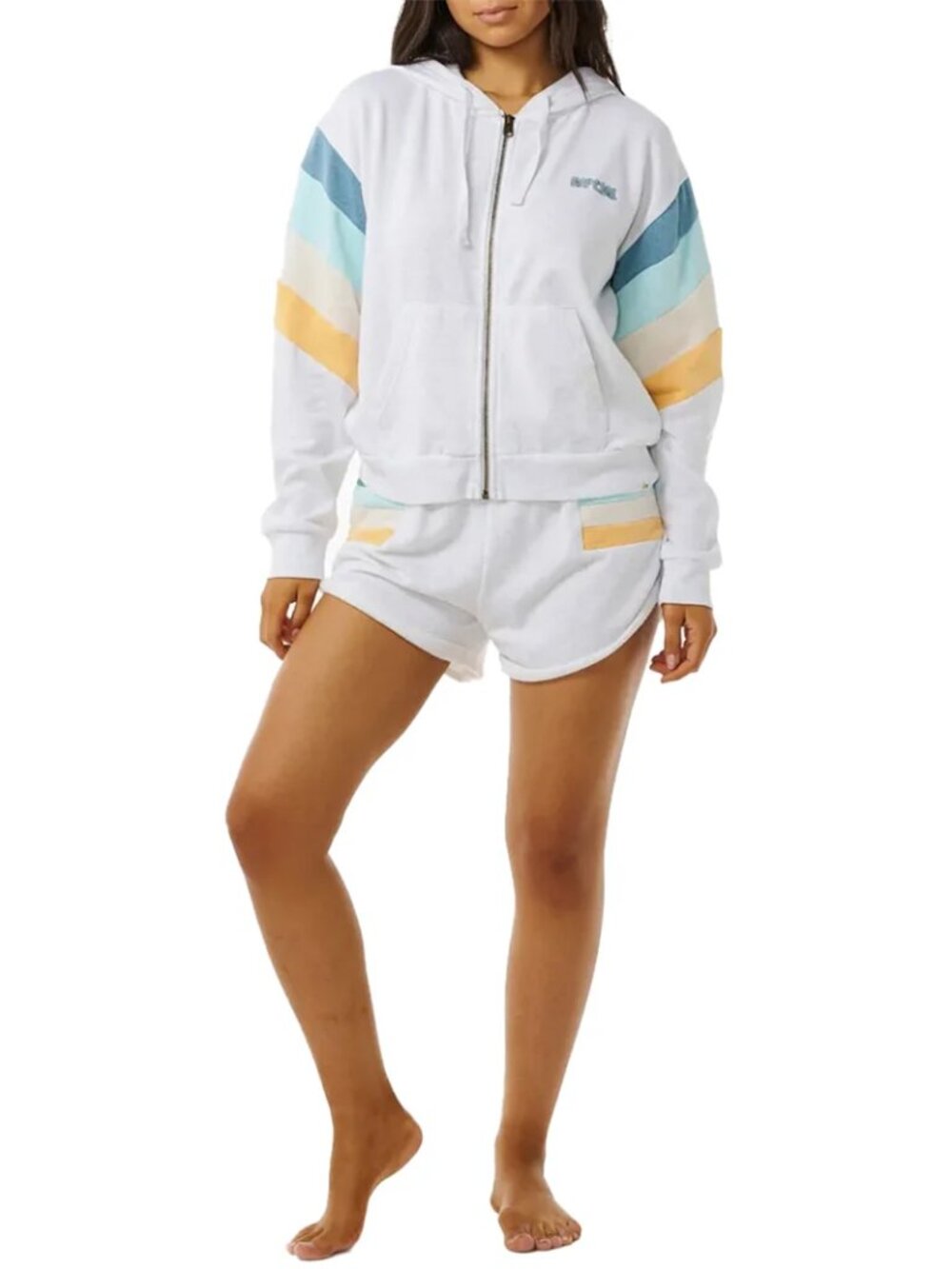 Rip Curl Women's Surf Revival Zip-Up Hoodie with Shorts S